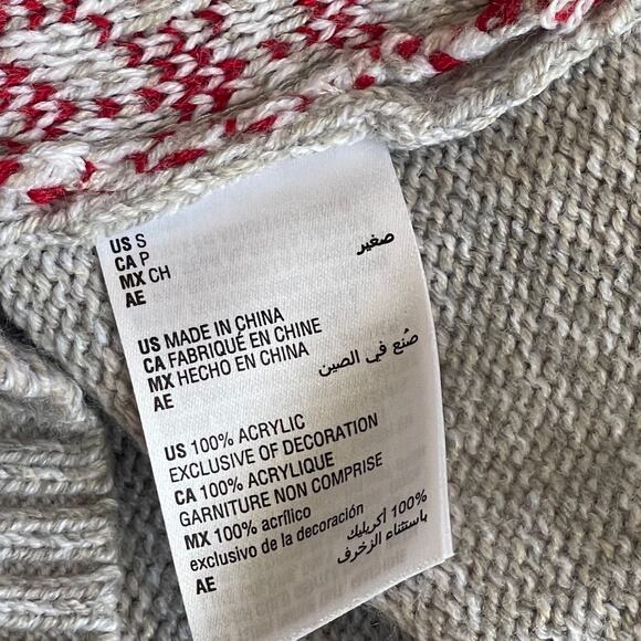 Karen Scott Polar Bear Nordic Christmas Holiday Sweater Size Small - Picture 5 of 5